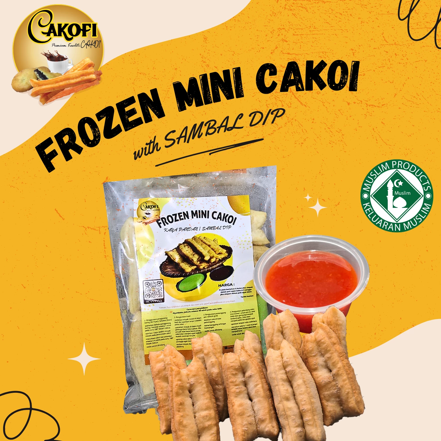 Frozen Mini Cakoi Sambal Dip